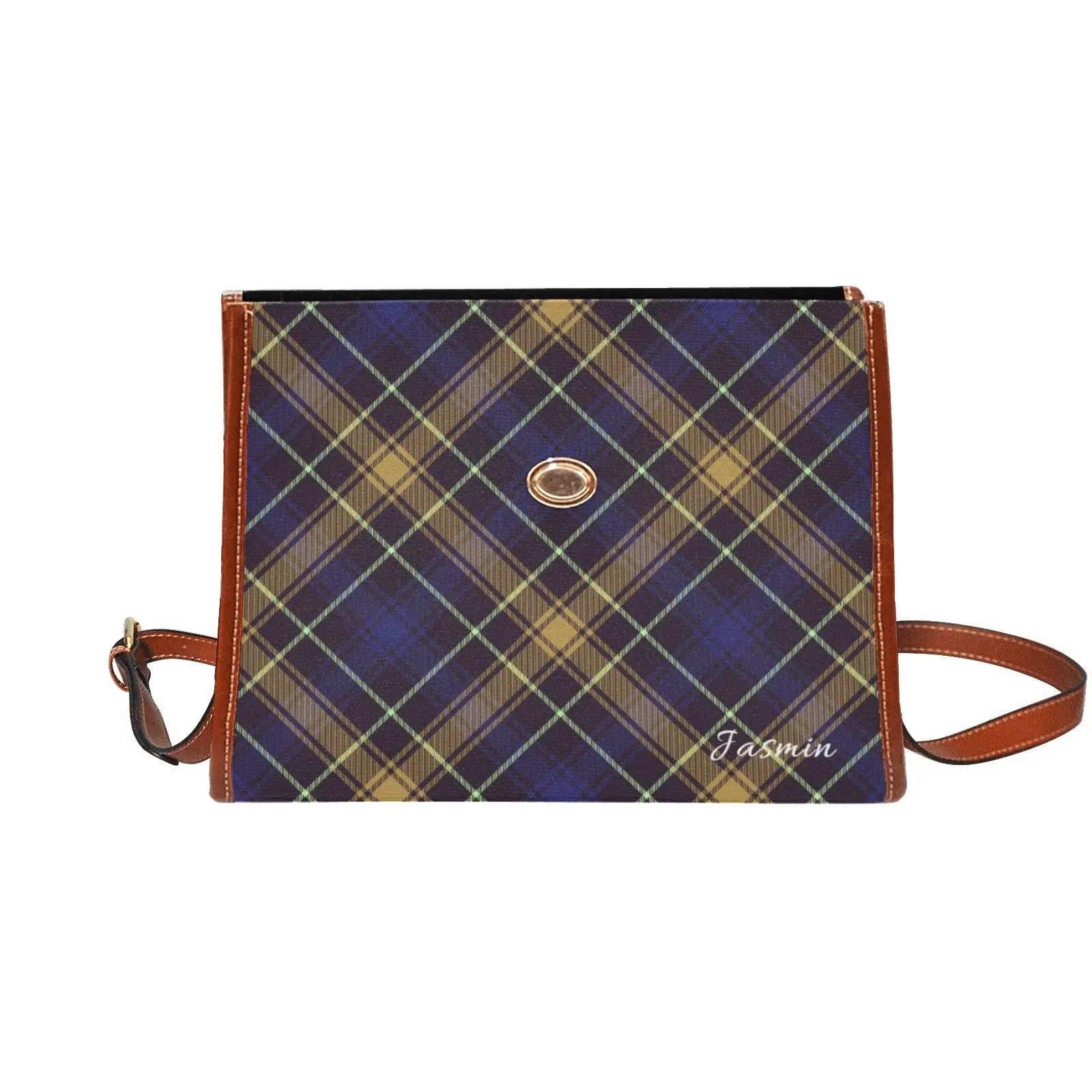 Personalized Waterproof Canvas Shoulder Strap Bag - Piryoung Shop