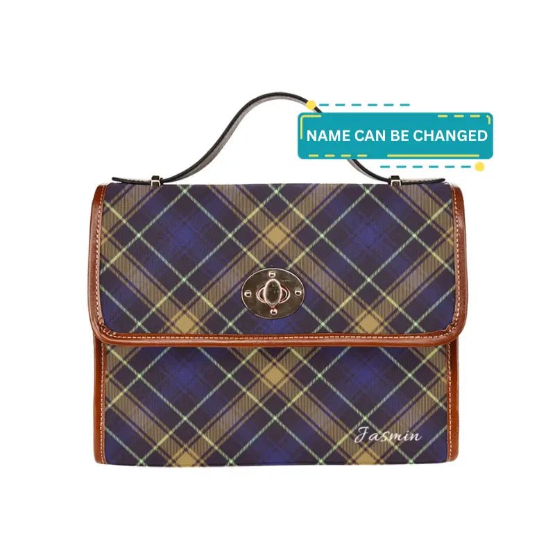 Personalized Waterproof Canvas Shoulder Strap Bag - Piryoung Shop