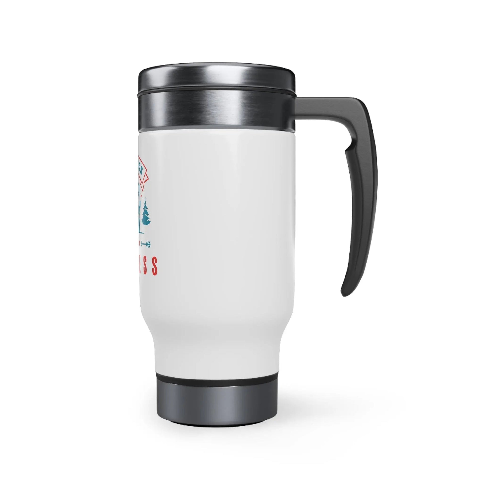 Stainless Steel Travel Mug with Handle, 14oz - Piryoung Shop