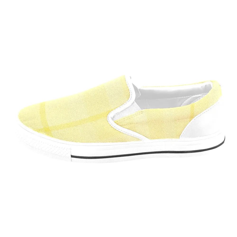 Tartan Slip - on Canvas Women's Shoes - Piryoung Shop