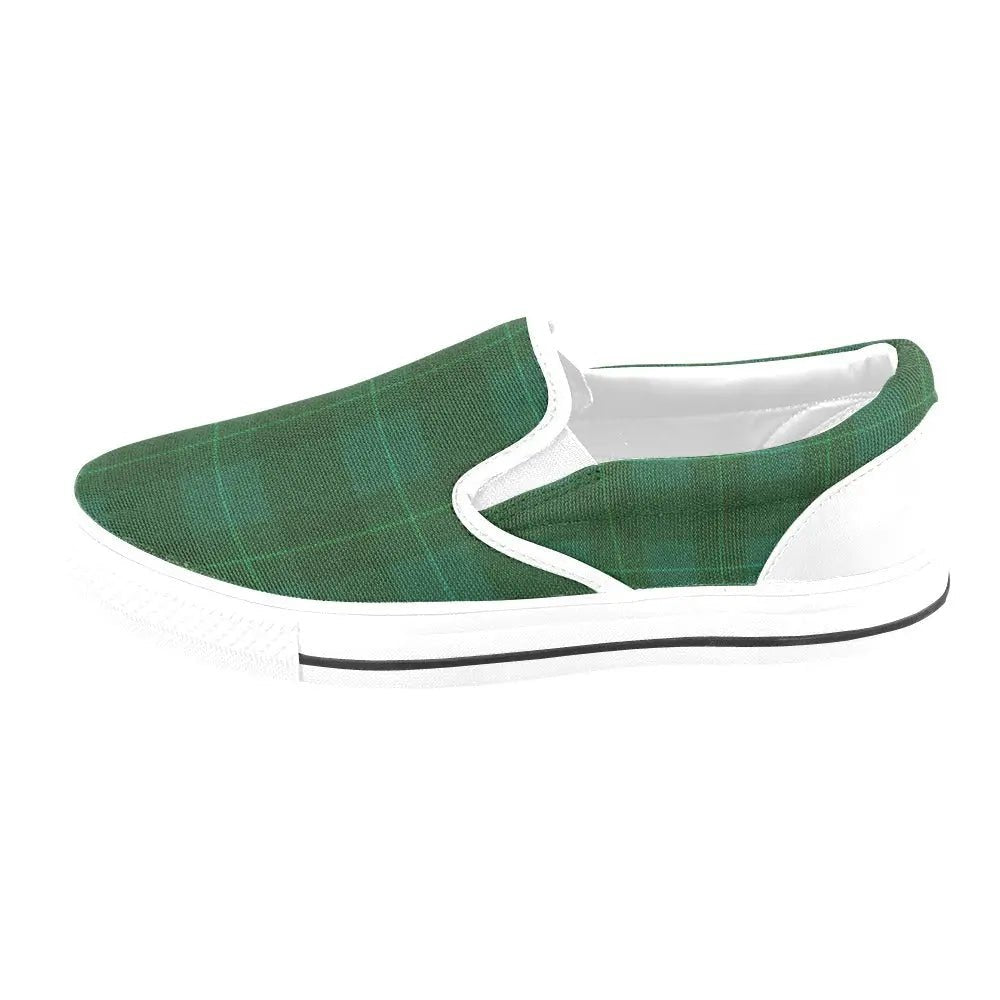 Tartan Slip - on Canvas Women's Shoes - Piryoung Shop