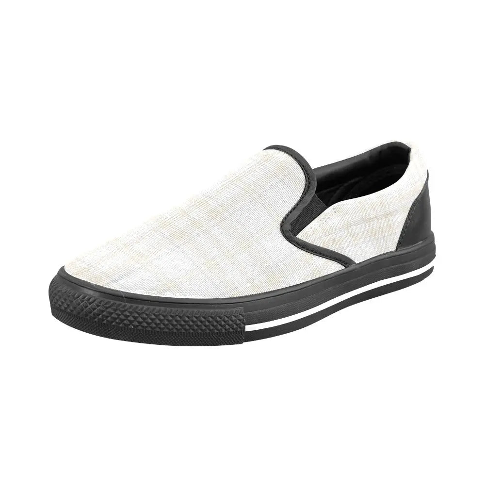Tartan Slip - on Canvas Women's Shoes - Piryoung Shop