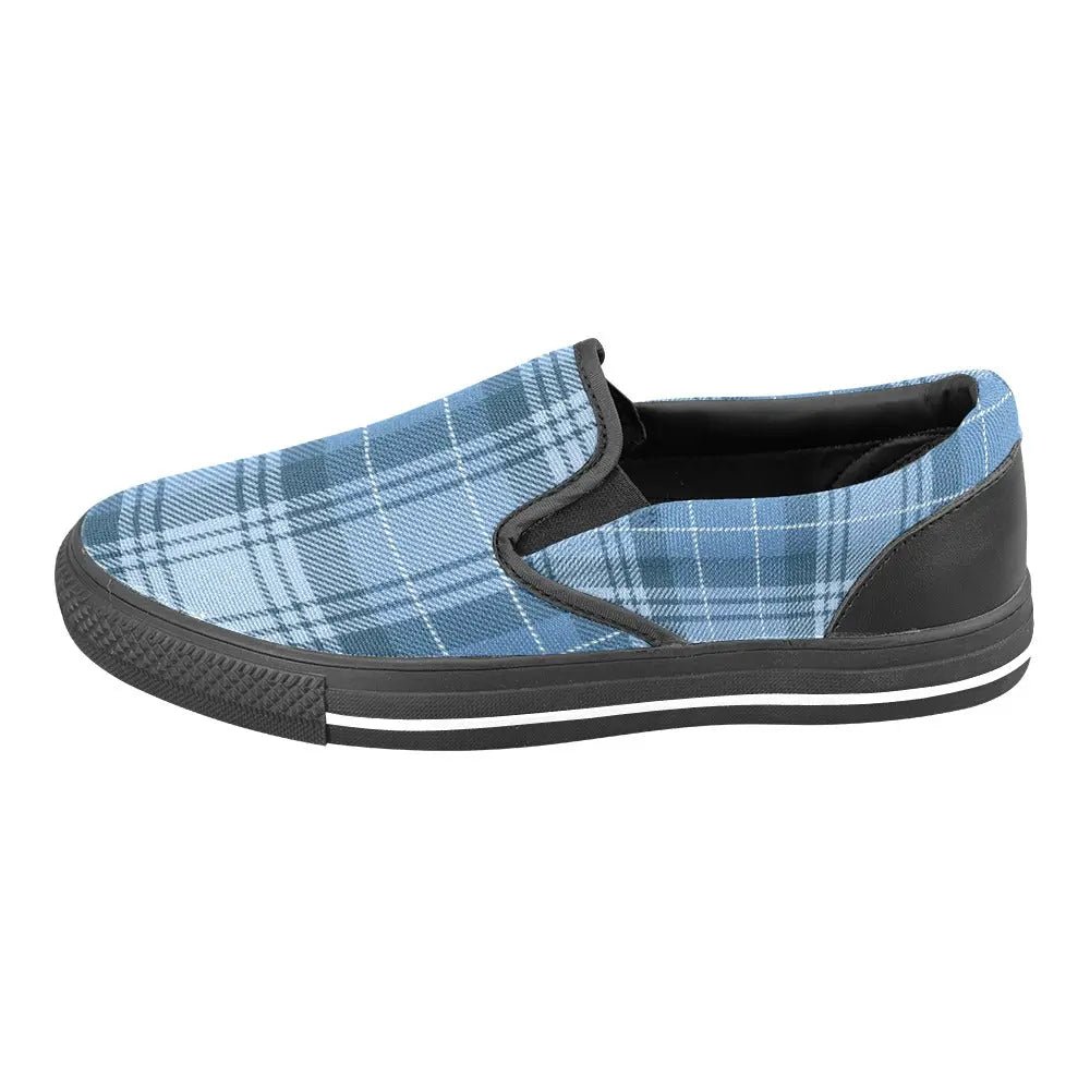Tartan Slip - on Canvas Women's Shoes - Piryoung Shop