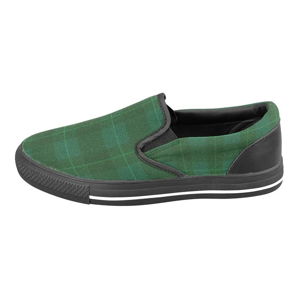 Tartan Slip - on Canvas Women's Shoes - Piryoung Shop