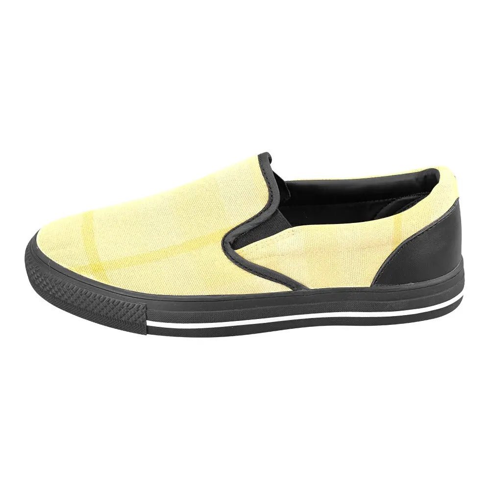 Tartan Slip - on Canvas Women's Shoes - Piryoung Shop