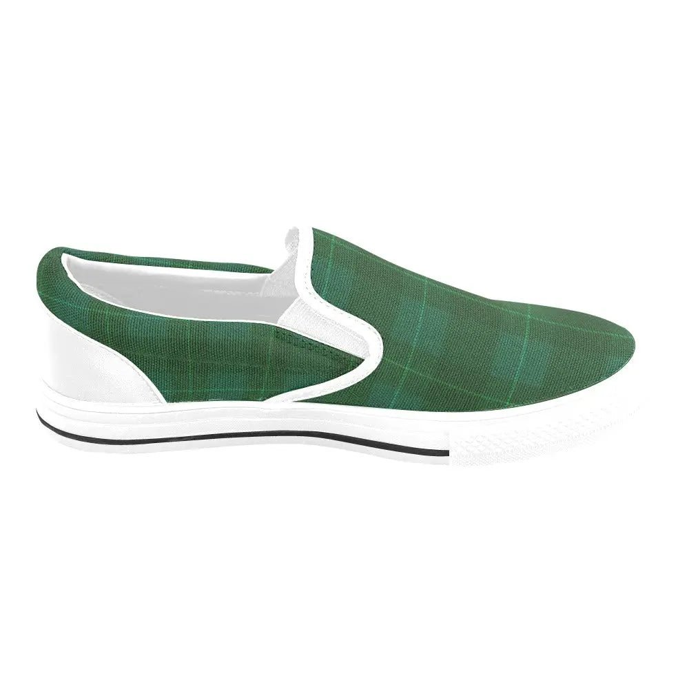 Tartan Slip - on Canvas Women's Shoes - Piryoung Shop