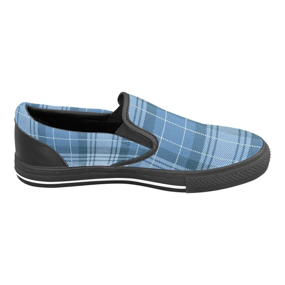Tartan Slip - on Canvas Women's Shoes - Piryoung Shop