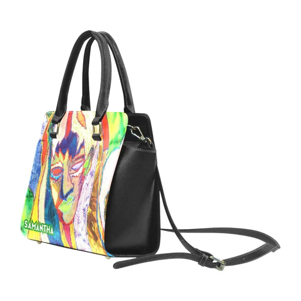 Woman Art - Personalized Classic Shoulder Handbag - Piryoung Shop